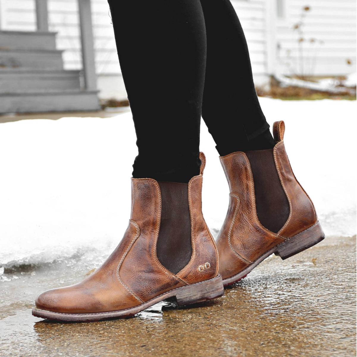 Women's Brown Nandi Tan Rustic Chelsea | 3.5 Uk | Bed Stu – image 2