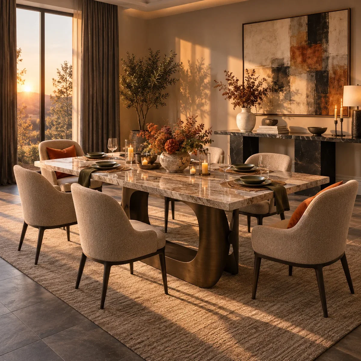 Stone International Orion Dining Table – image 1