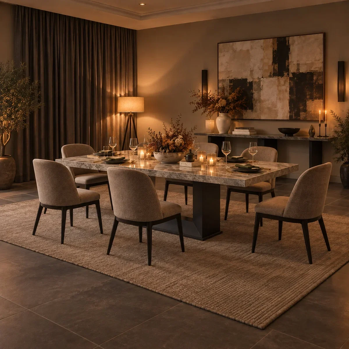 Stone International Blade Dining Table – image 1
