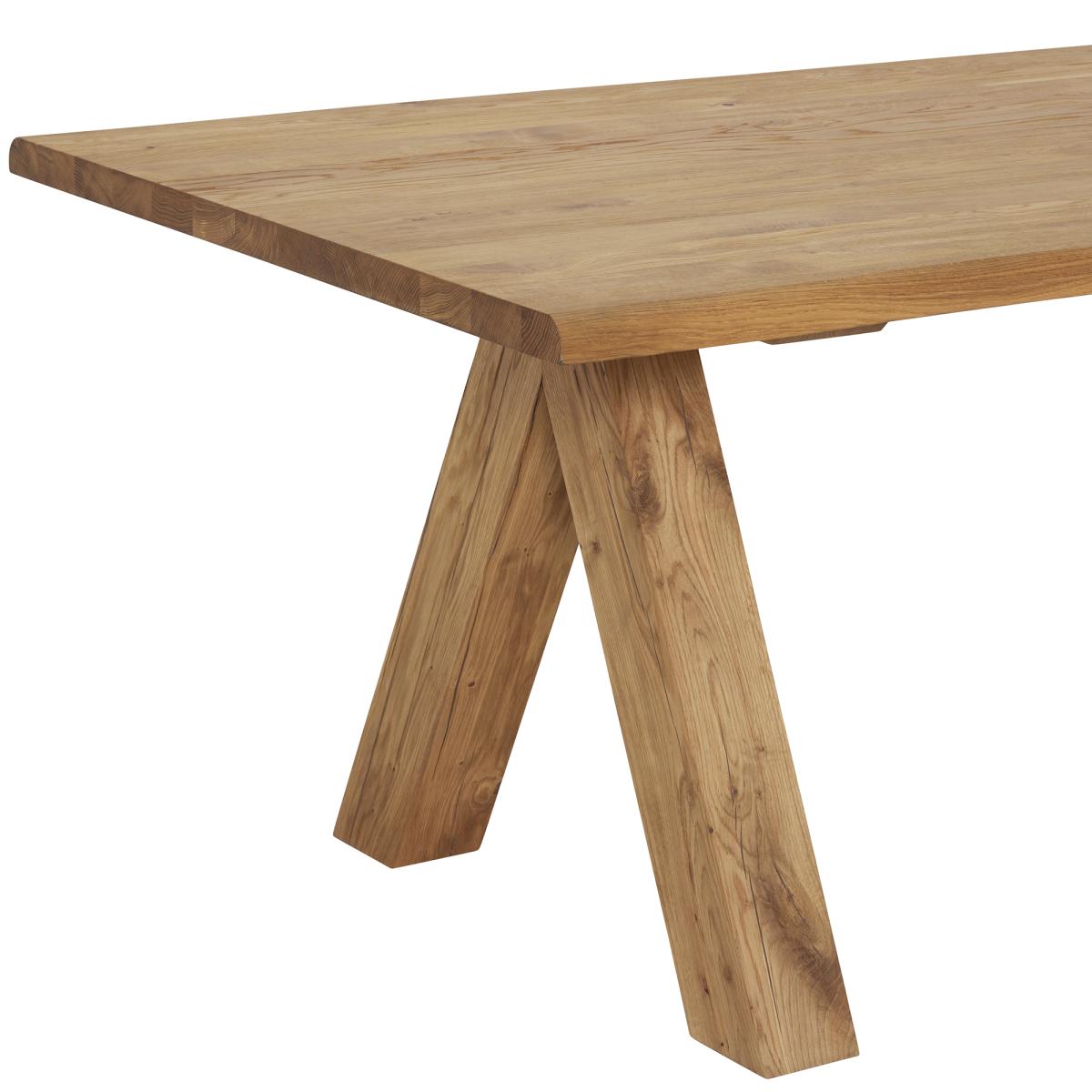Tromso Dining Table With Butterfly Legs 180cm, Brown | W180cm | Barker & Stonehouse – image 3