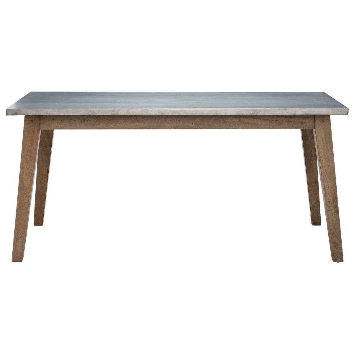 Hancock Zinc Dining Table, Grey Mango Wood | Barker & Stonehouse – image 2
