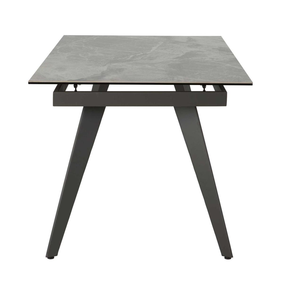 Venezia Extending Dining Table, Italian Dark Grey and Grey – image 5