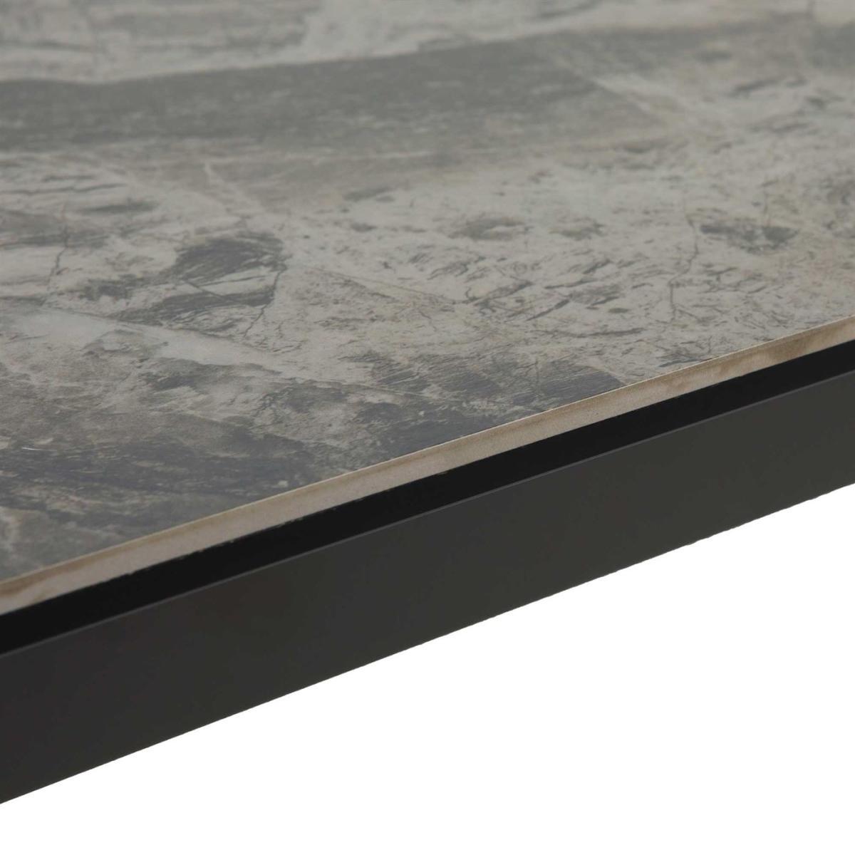 Venezia Extending Dining Table, Italian Dark Grey and Grey – image 6