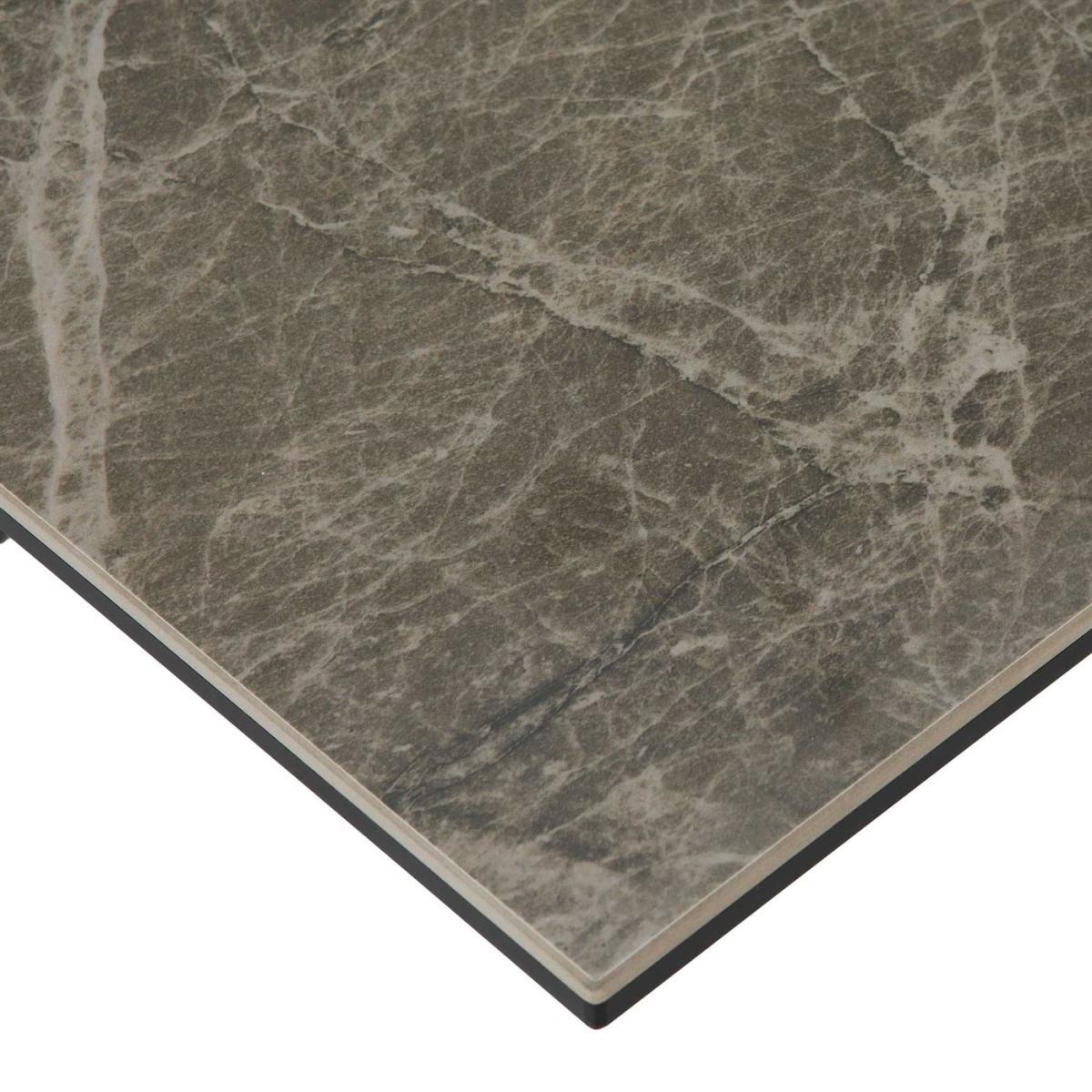 Venezia Extending Dining Table, Italian Dark Grey and Grey – image 7