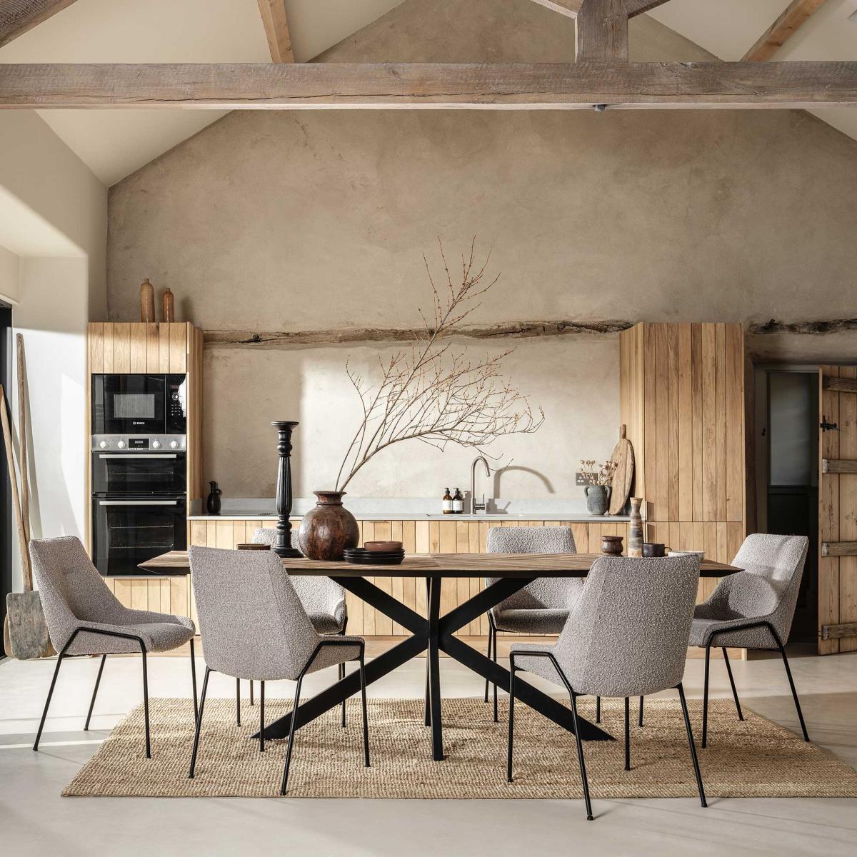 Brixton 240cm Dining Table, Brown | Barker & Stonehouse – image 2