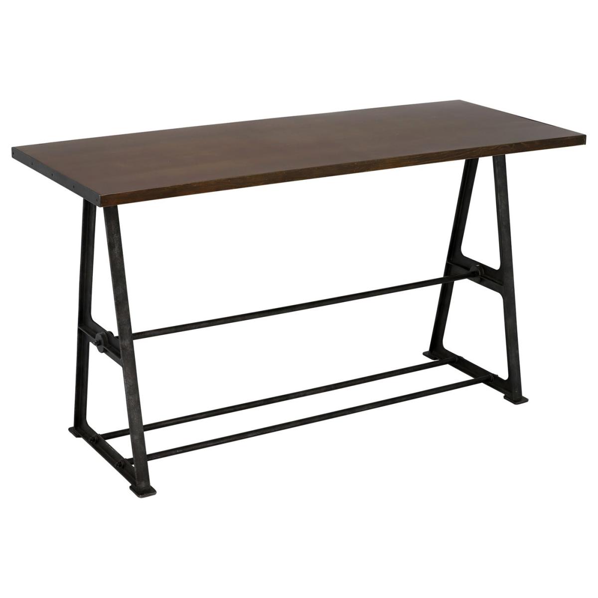 Bowery Industrial Bar Table 200x80x110cm, Brown | Barker & Stonehouse – image 4
