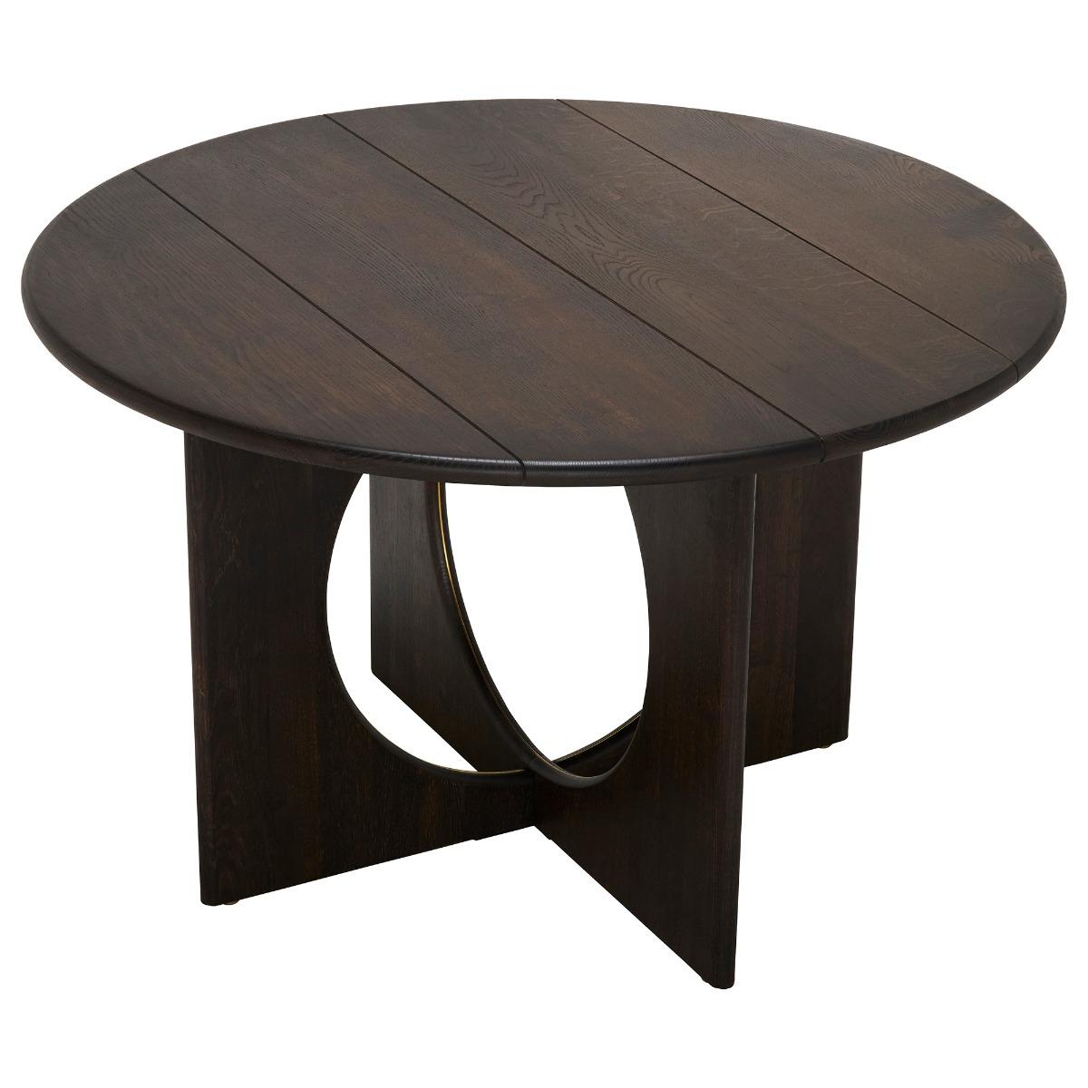 Locke Round Dining Table, Brown | Barker & Stonehouse – image 5