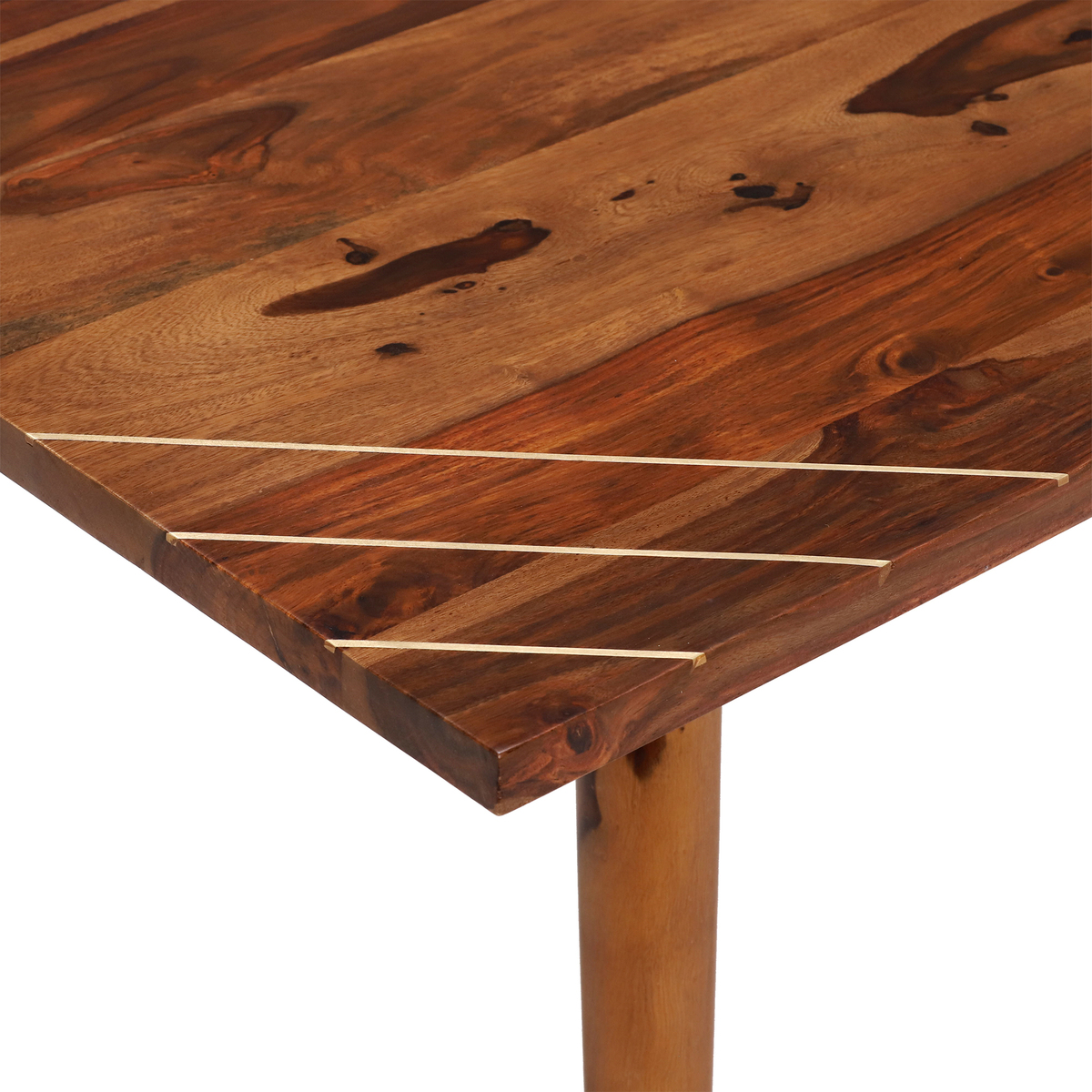 Indus Dining Table, Sheesham Wood – image 6