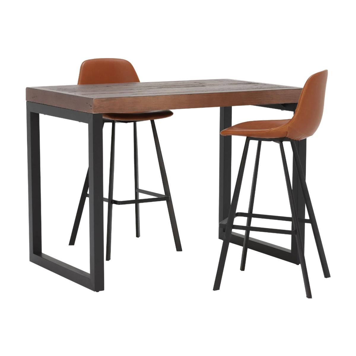 Tacoma Counter Table & 2 Fiori Counter Stools. 102cm | Barker & Stonehouse – image 1