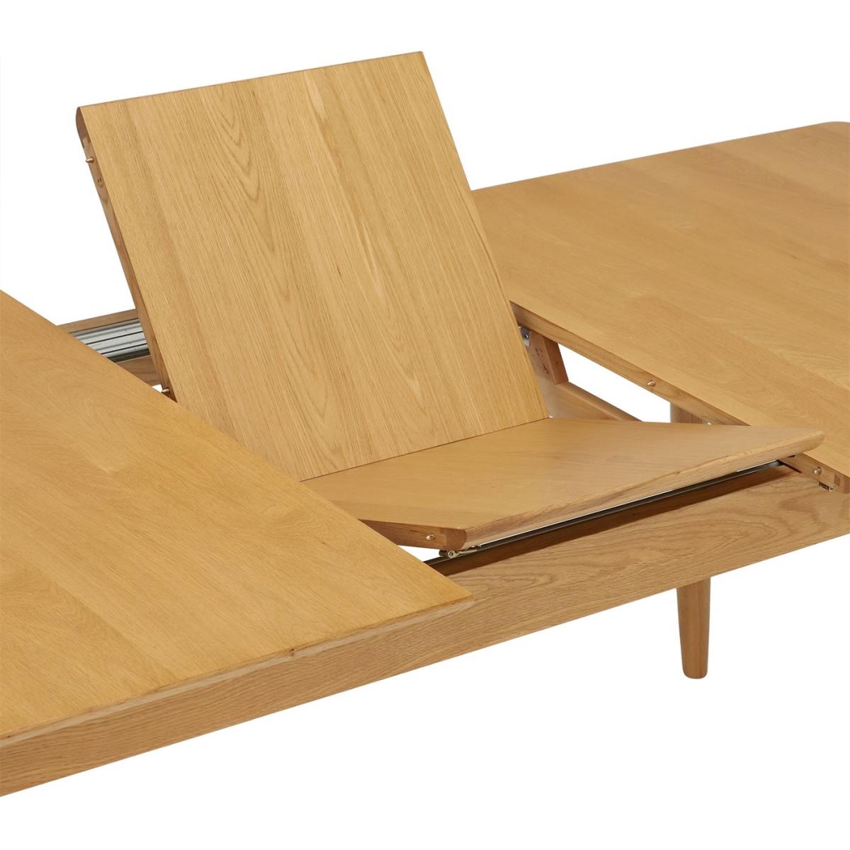 Ercol Teramo Medium Extending Dining Table, Neutral Oak Wood | Barker & Stonehouse – image 3