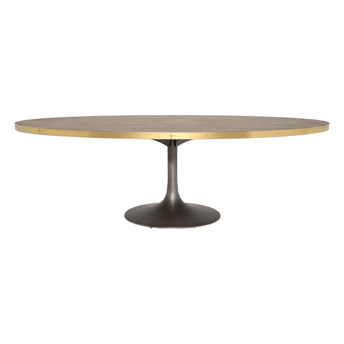 Talula Tulip Oval Dining Table 250x130x78cm, Neutral | Barker & Stonehouse – image 2