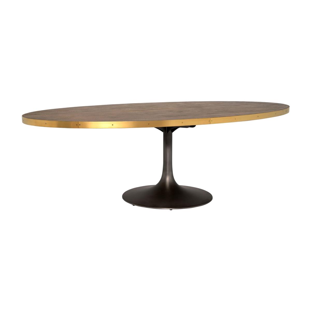 Talula Tulip Oval Dining Table 250x130x78cm, Neutral | Barker & Stonehouse – image 1