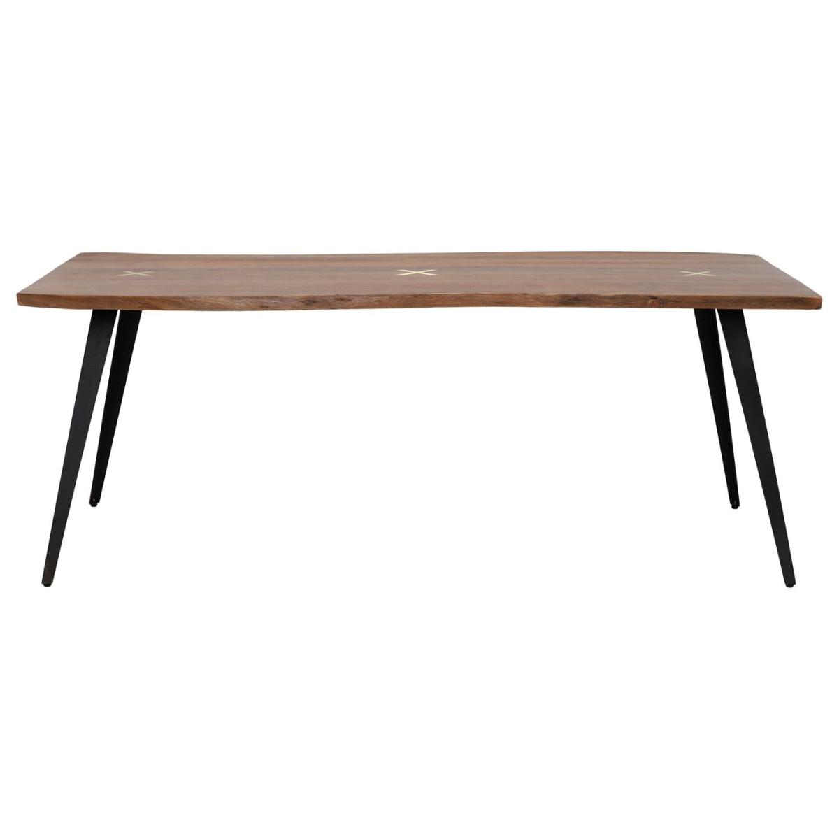 Kriss 200cm Dining Table, Brown Wood | Barker & Stonehouse – image 3