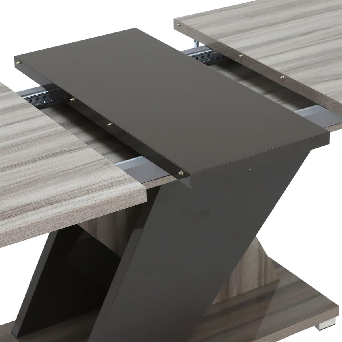 Viteri Extending Dining Table, Grey Wood | Barker & Stonehouse – image 3