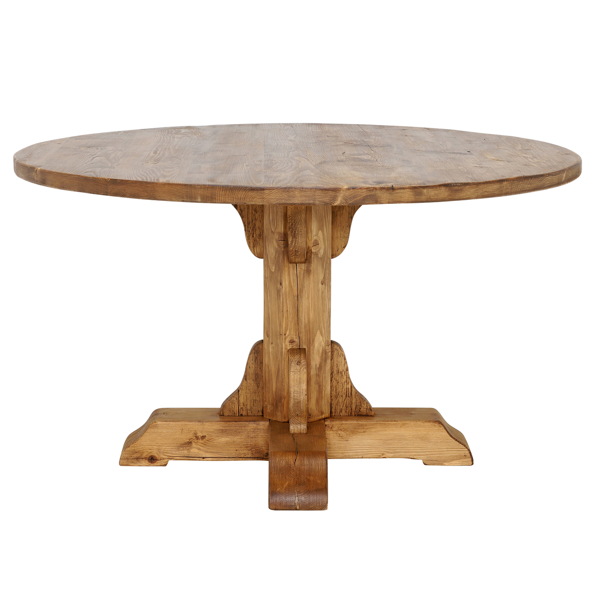 Covington Reclaimed Wood Round Dining Table – image 3