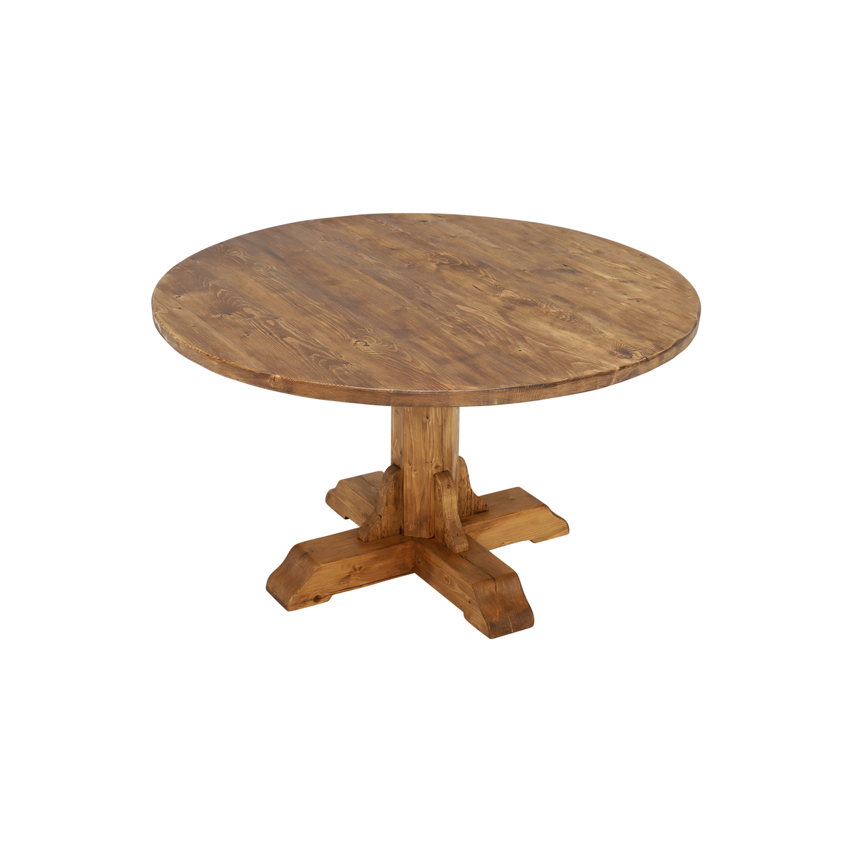 Covington Reclaimed Wood Round Dining Table – image 2