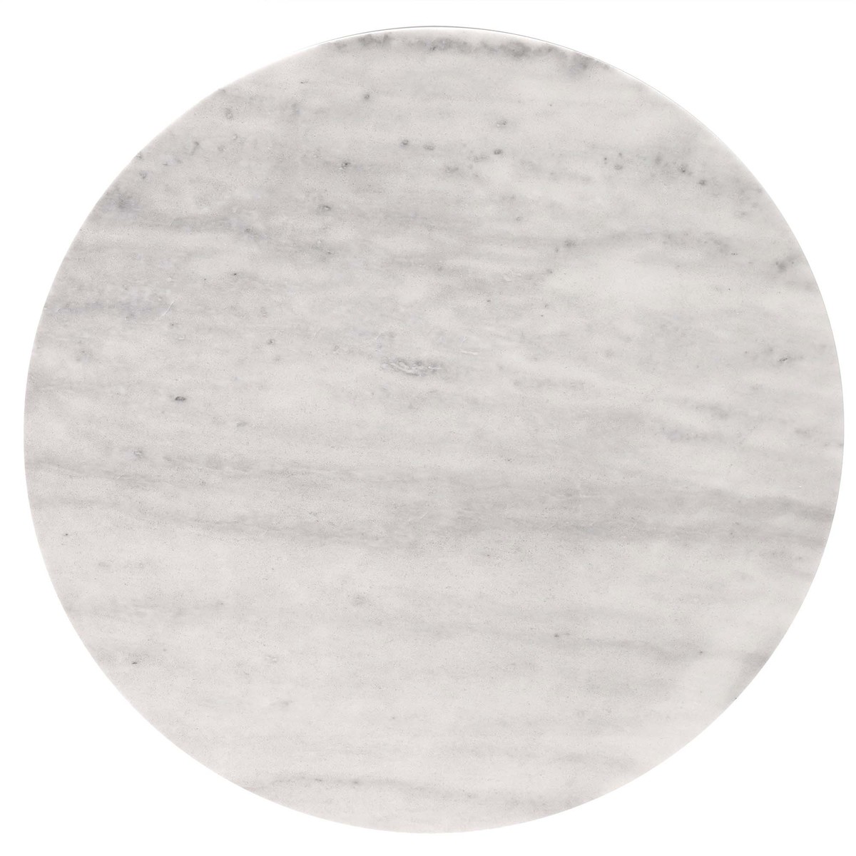 Apollo Dining Table, White Marble and Brushed Brass – image 4