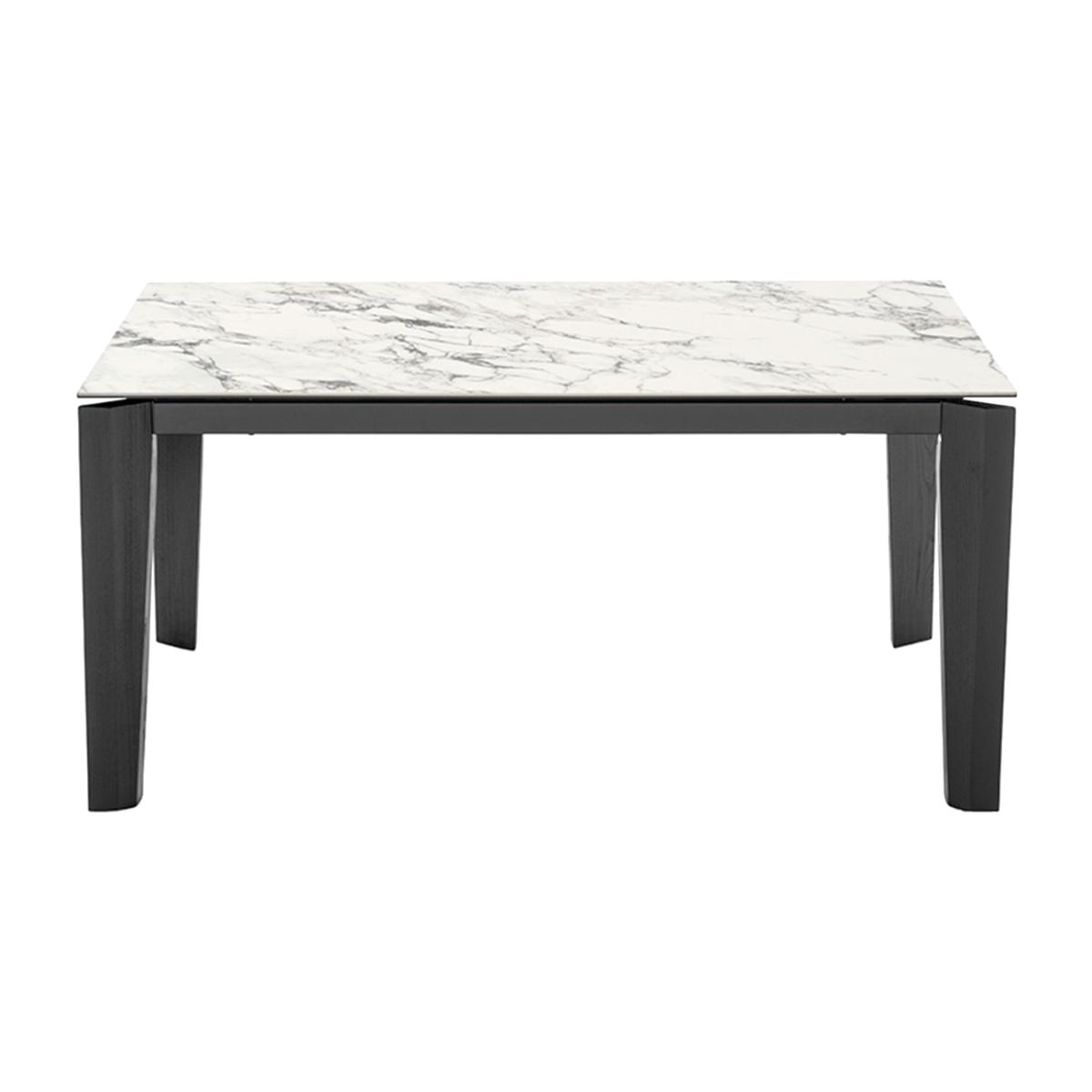 Calligaris Alpha Extending Dining Table, White Marble | Calligaris – image 1