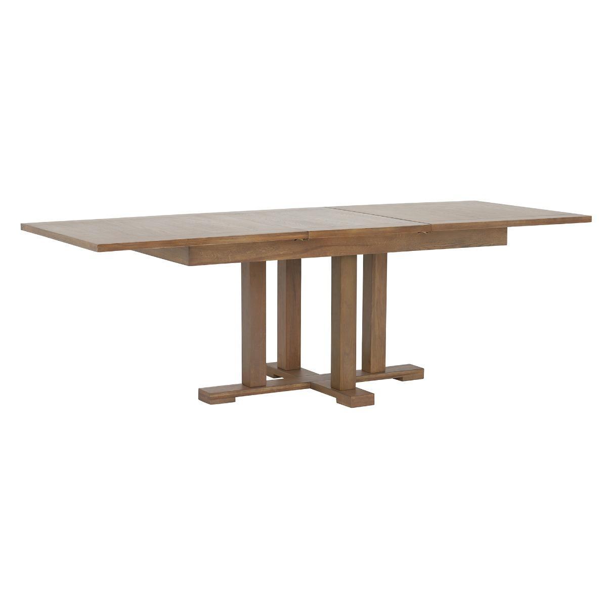 Ibex Extending Dining Table, Burnt Oak – image 5