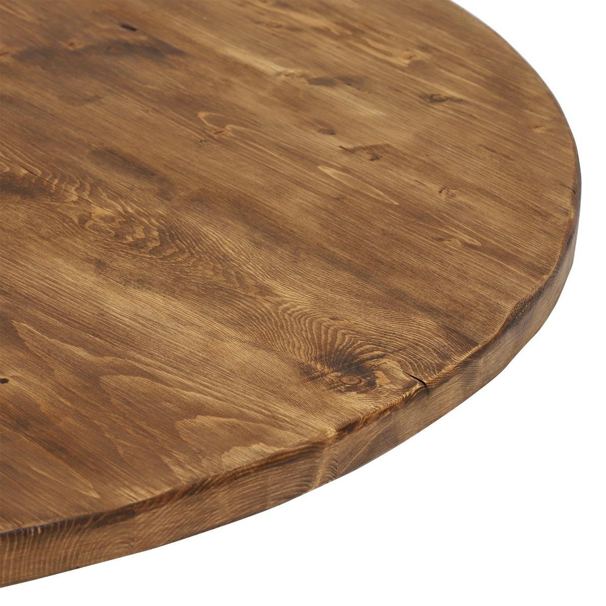Covington Reclaimed Wood Round Dining Table – image 4