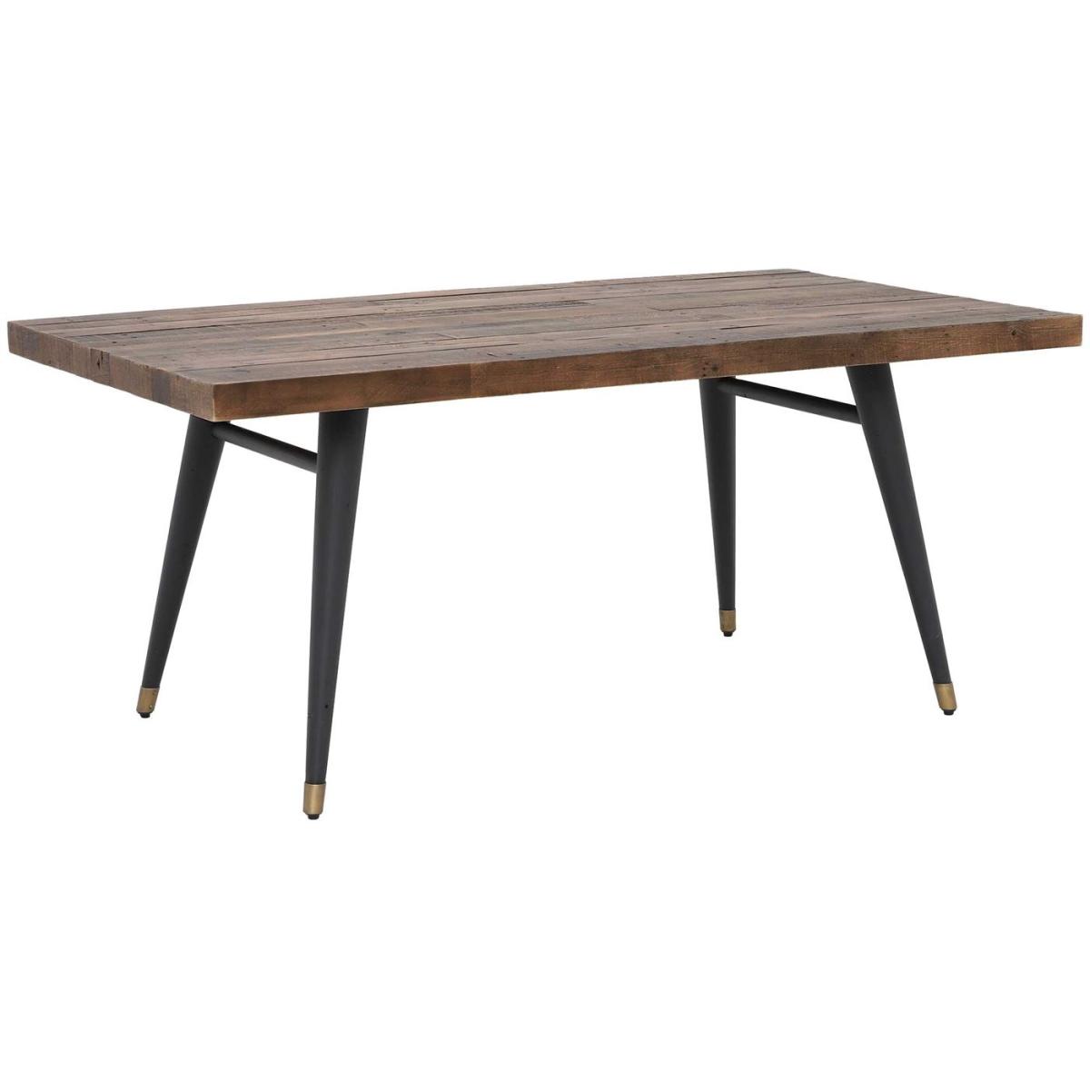 Modi Reclaimed Wood Dining Table, Brown | Barker & Stonehouse – image 2