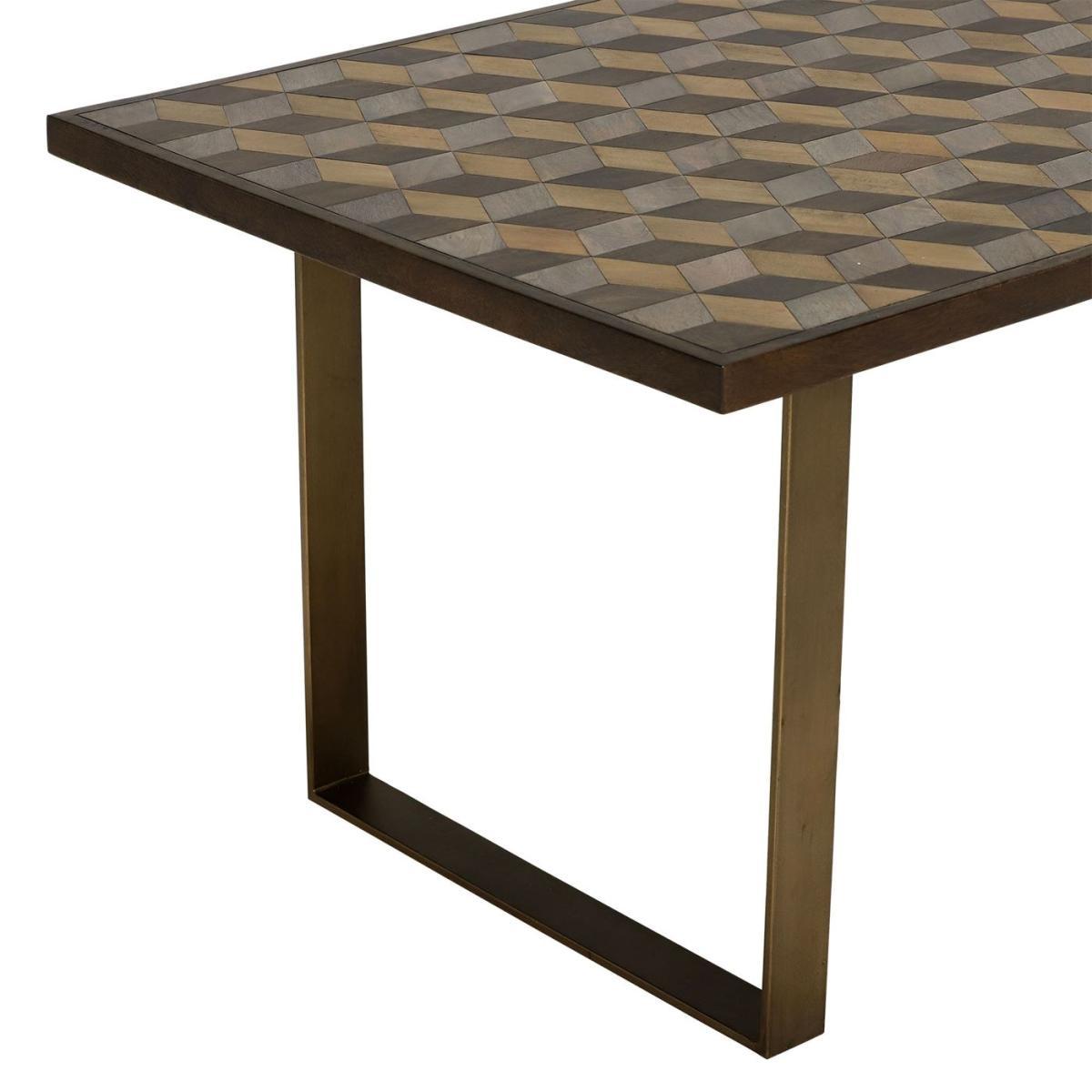 Facet Strip Leg Dining Table – image 3
