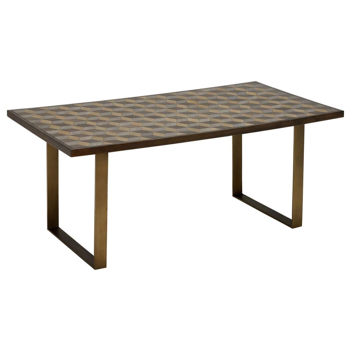 Facet Strip Leg Dining Table – image 6
