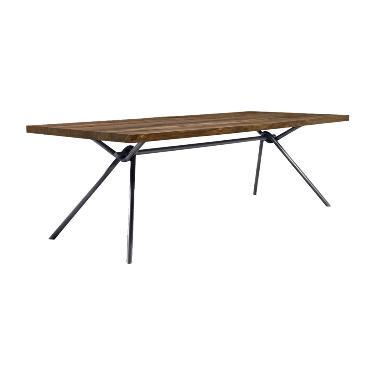 Riva 1920 Iron Light Square Dining Table Wood | Barker & Stonehouse