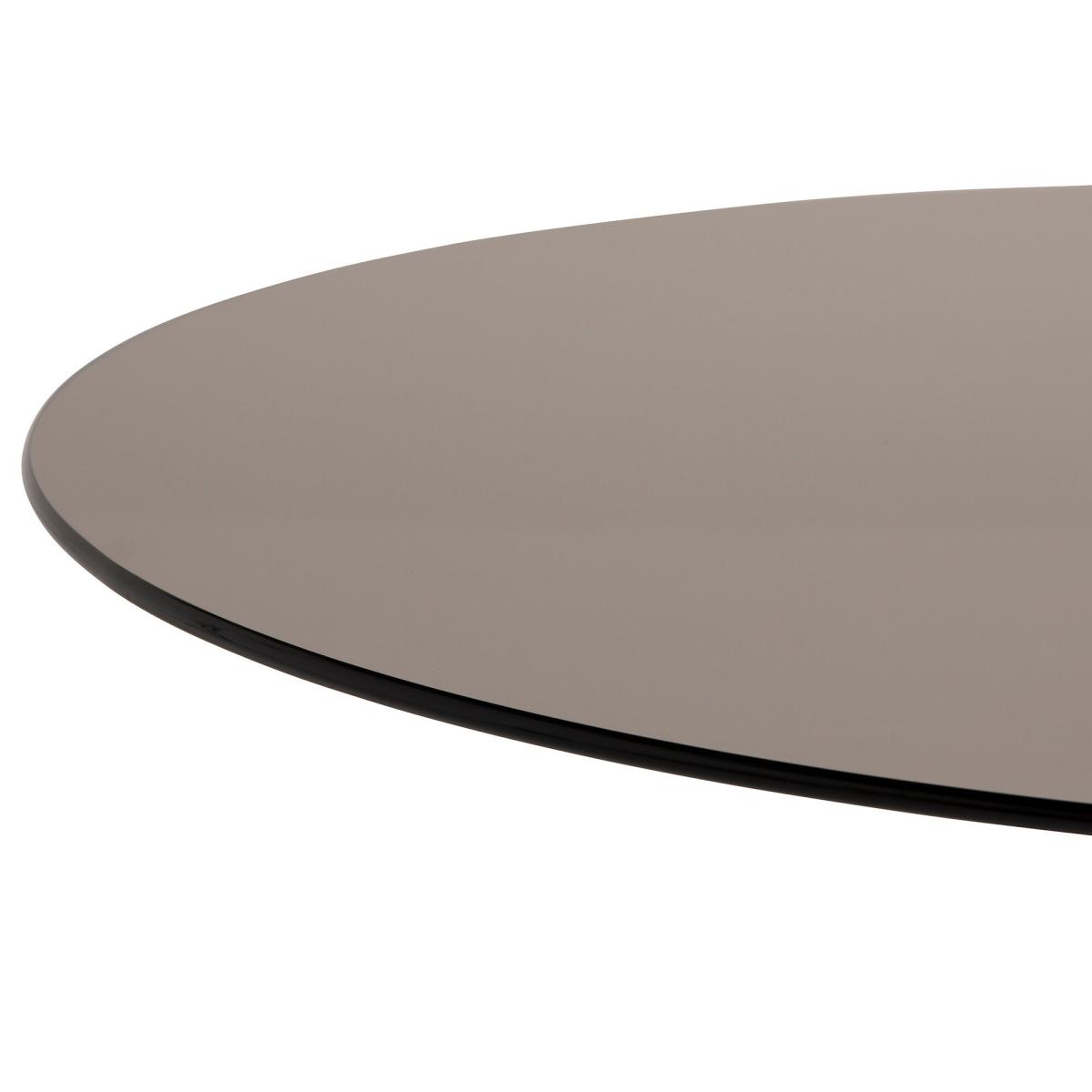Rumi Round Dining Table 100cm, Round, Brown | Barker & Stonehouse – image 2