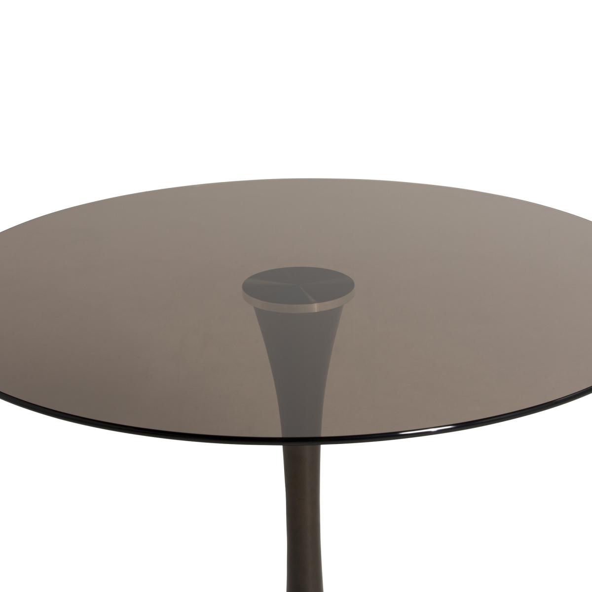 Rumi Round Dining Table 100cm, Round, Brown | Barker & Stonehouse – image 4
