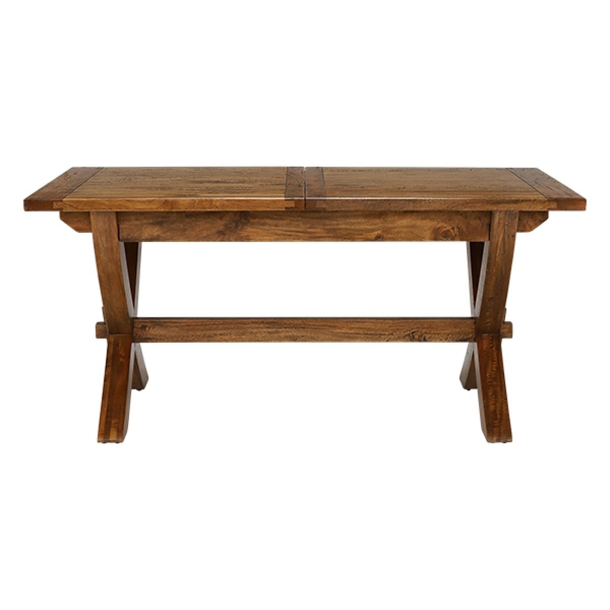 New Frontier Mango Wood X Leg Extending Dining Table & 4 Chairs | Barker & Stonehouse – image 3
