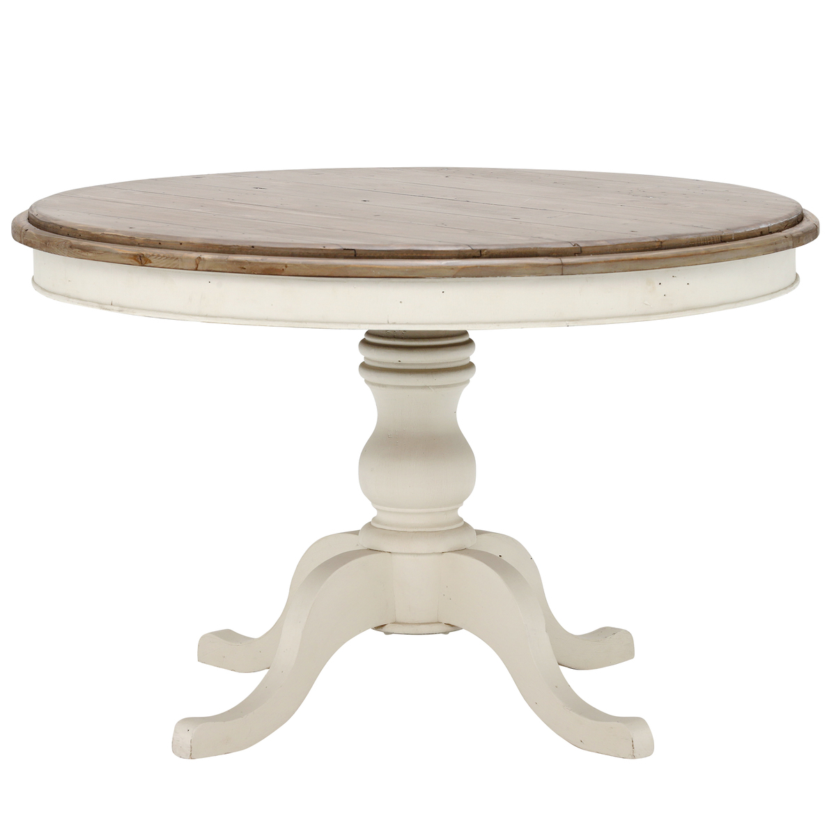 Carisbrooke Round Dining Table, Stucco White – image 2