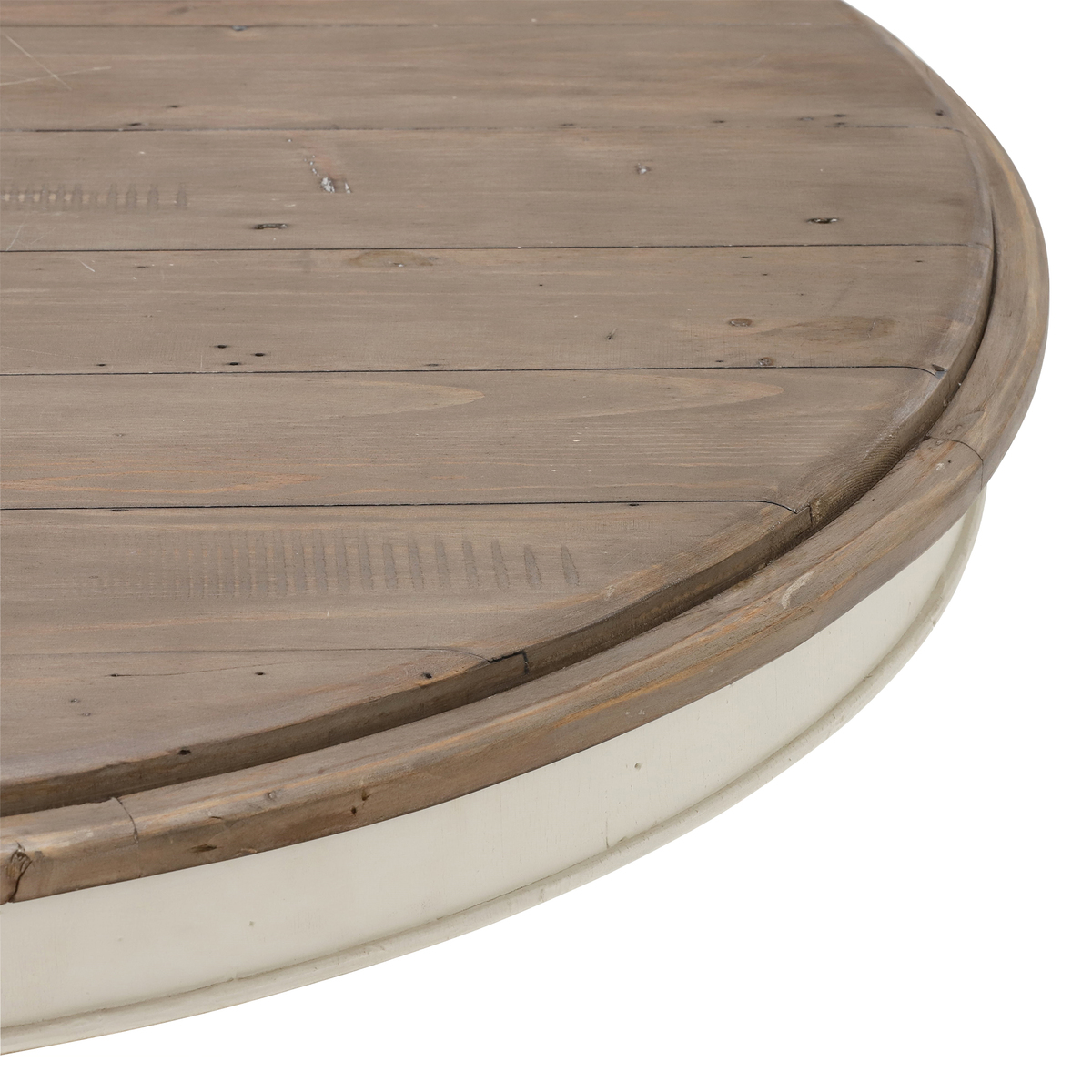 Carisbrooke Round Dining Table, Stucco White – image 4