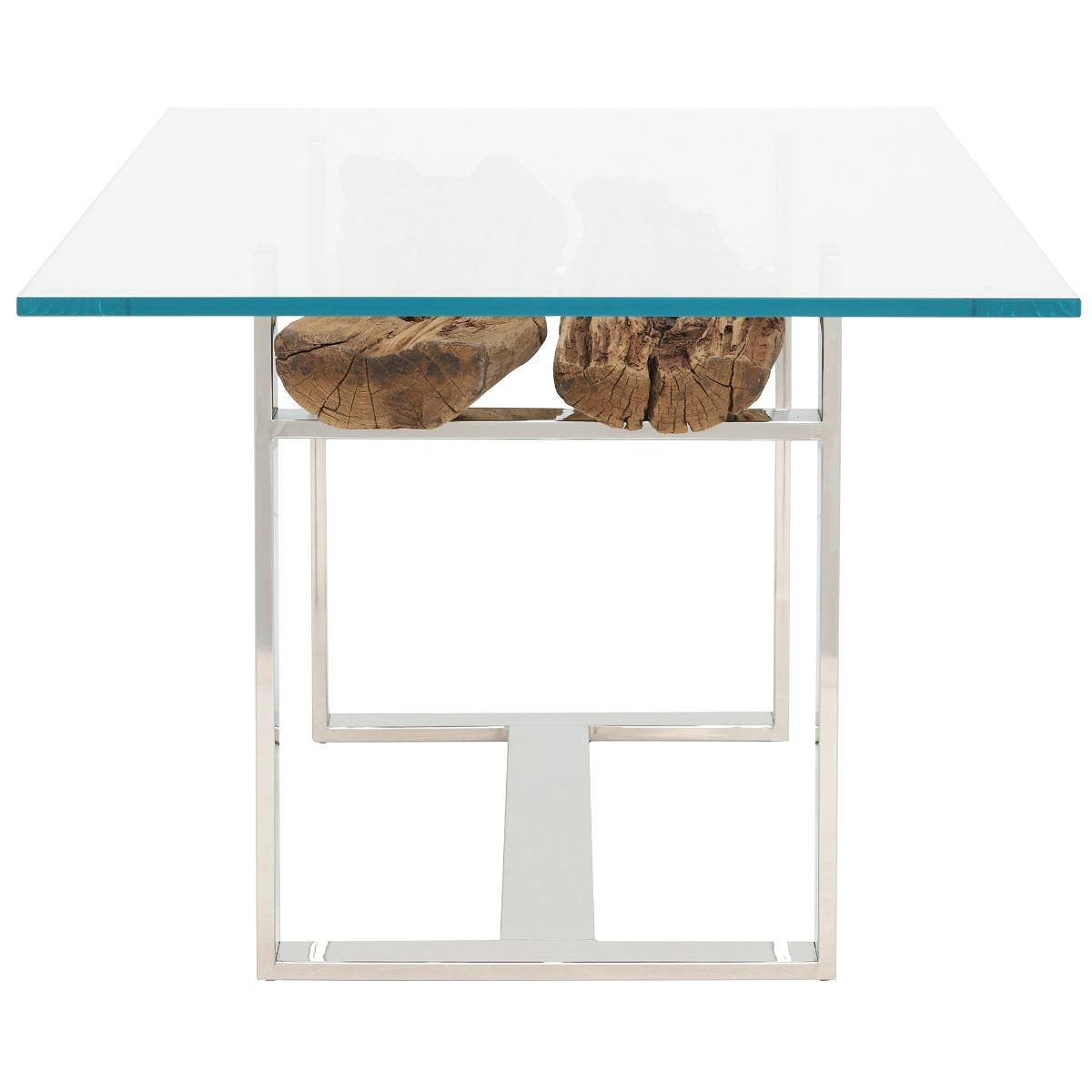 Samar Medium Dining Table, 776 Glass | W220cm | Barker & Stonehouse – image 3