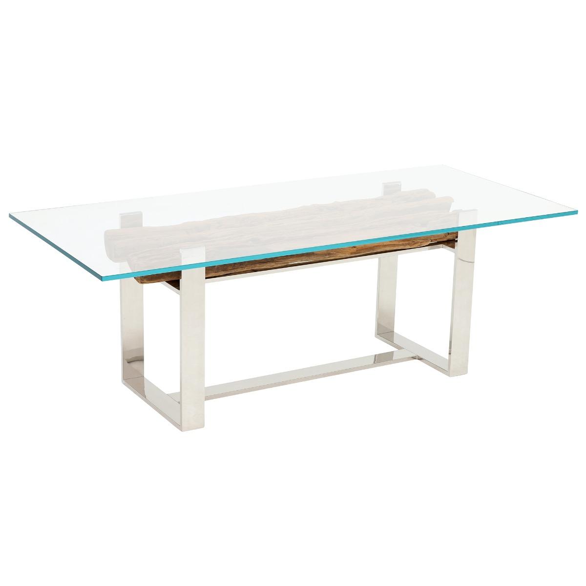 Samar Medium Dining Table, 776 Glass | W220cm | Barker & Stonehouse – image 5