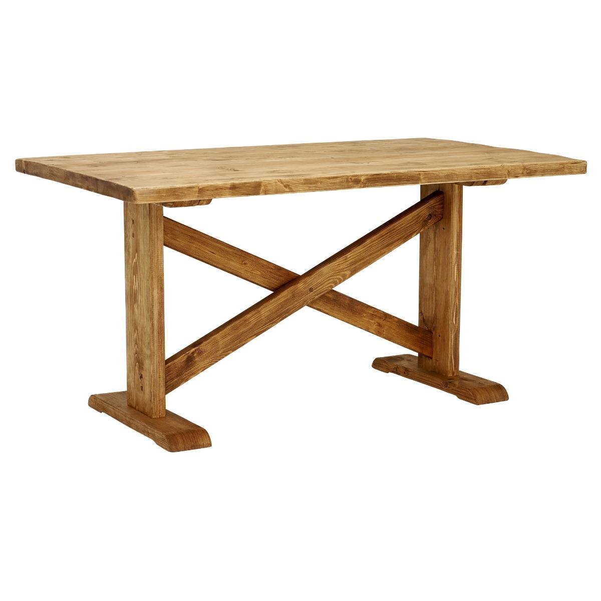 Newsham Dining Table & 2 Benches, Brown Wood | Barker & Stonehouse – image 4
