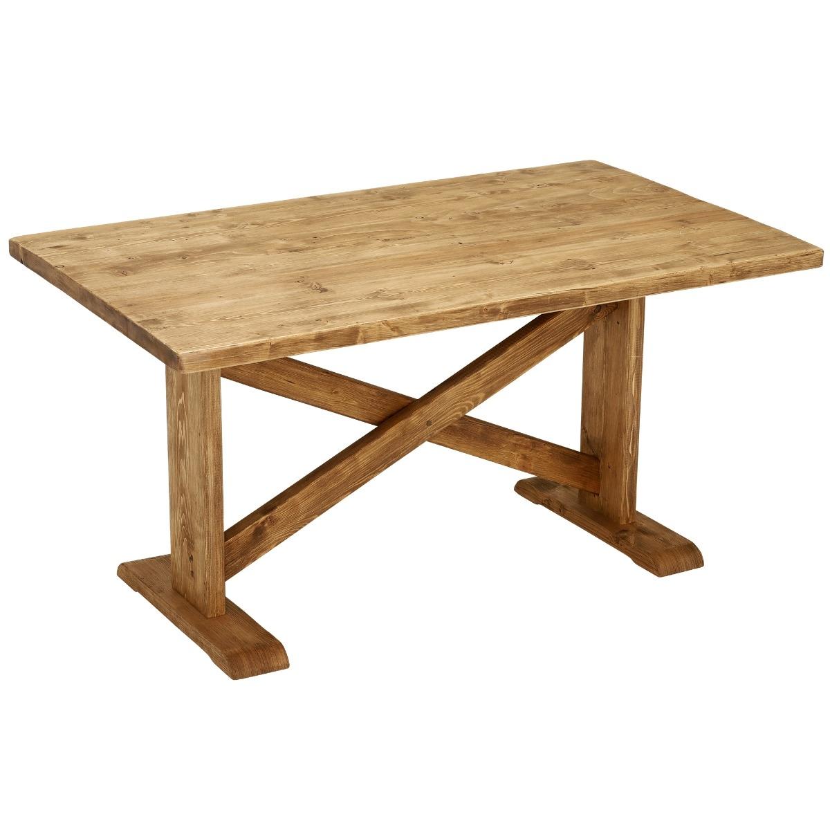 Newsham Dining Table & 2 Benches, Brown Wood | Barker & Stonehouse – image 6
