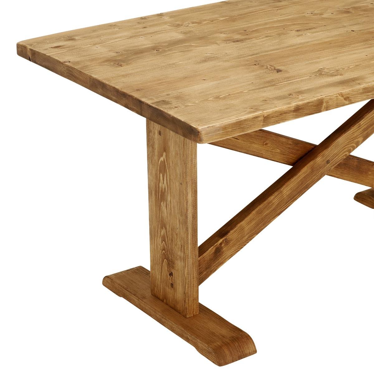 Newsham Dining Table & 2 Benches, Brown Wood | Barker & Stonehouse – image 7