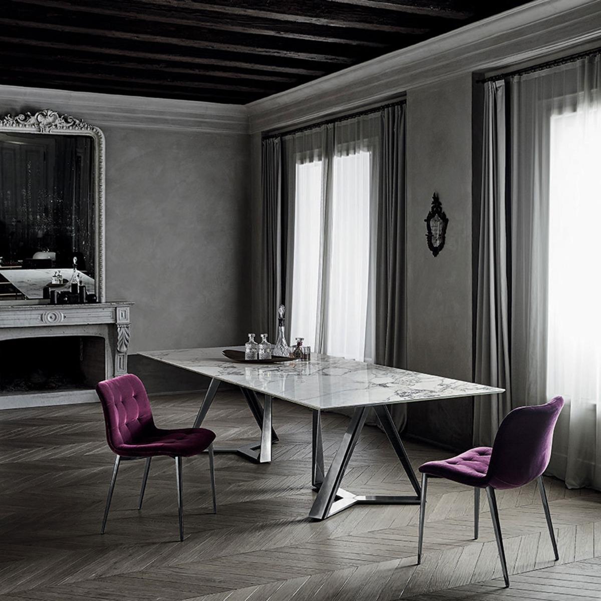 Bontempi Millennium XXL Dining Table, White Marble | Barker & Stonehouse – image 2