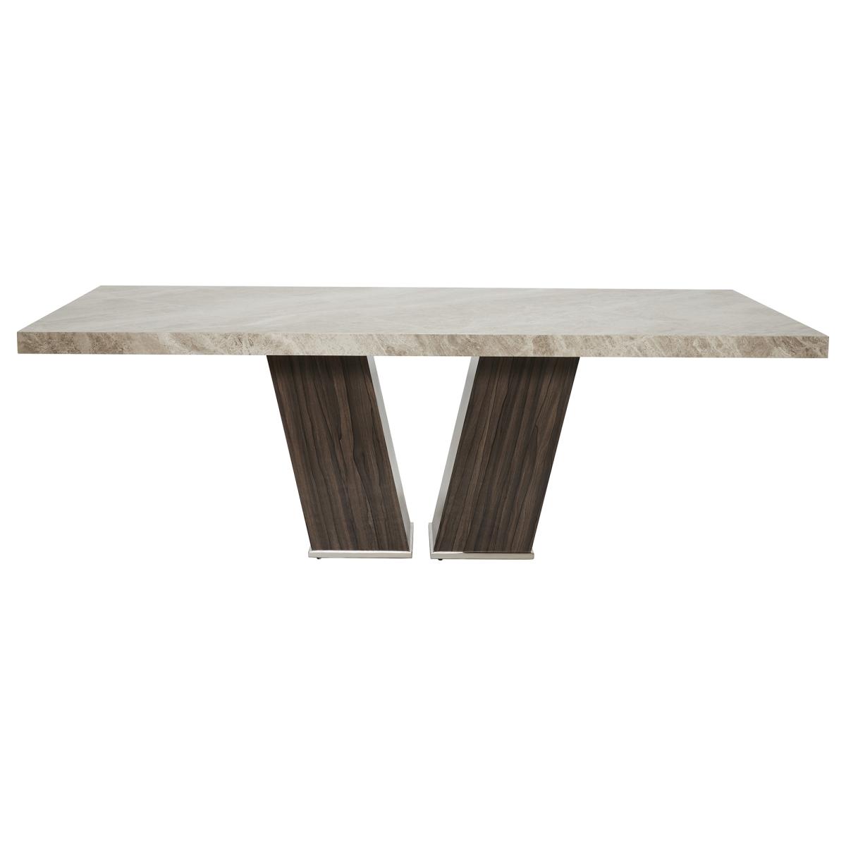 Ariel Rectangular Dining Table 220x106x74cm, Brown | Barker & Stonehouse – image 2
