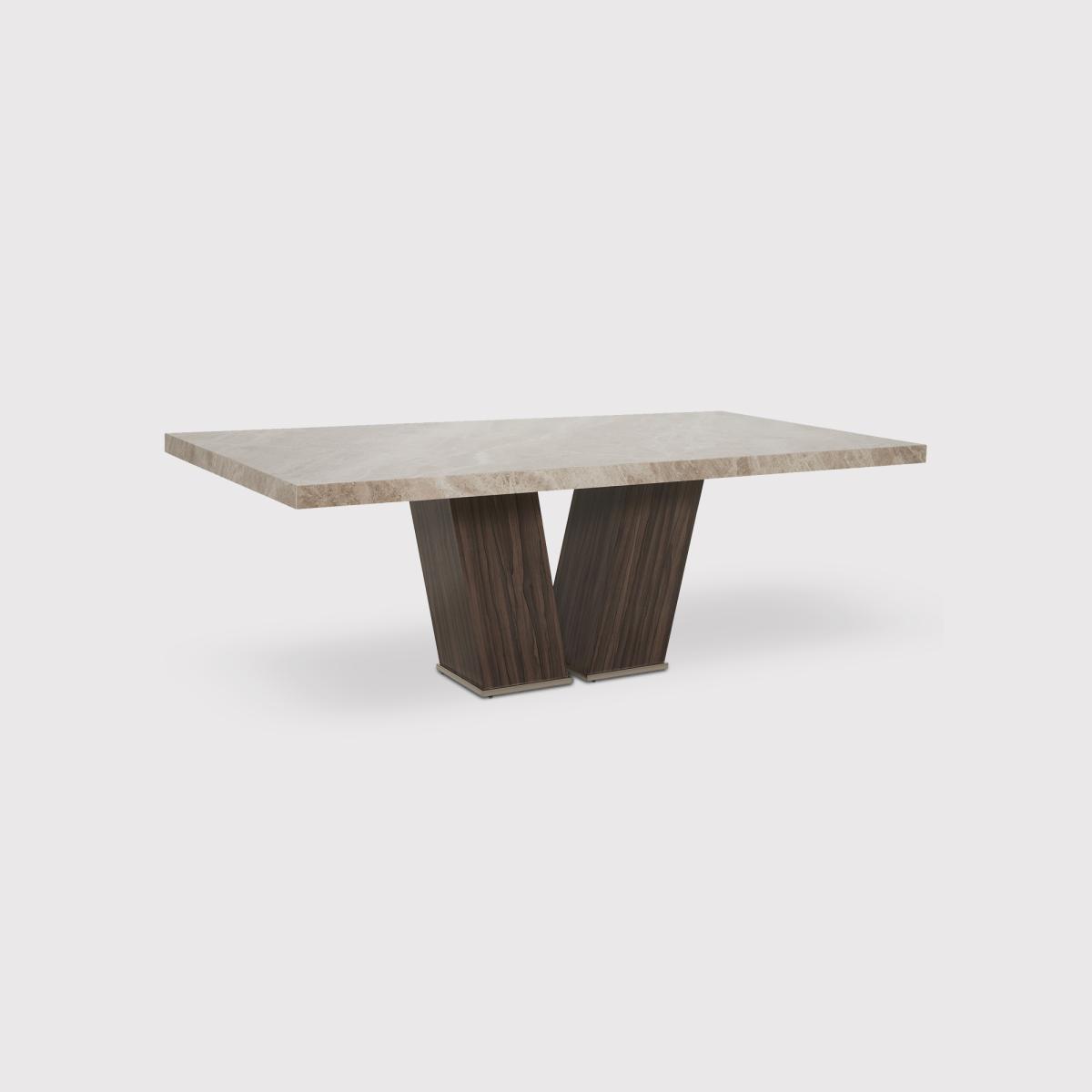 Ariel Rectangular Dining Table 220x106x74cm, Brown | Barker & Stonehouse – image 1