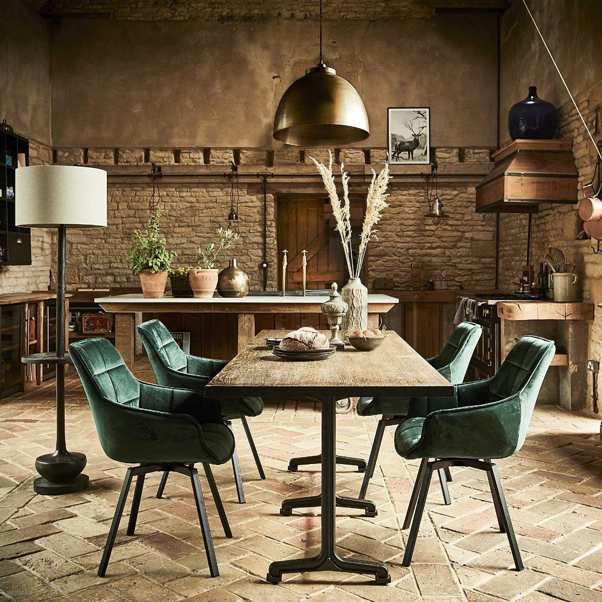 Tennyson Dining Table 220x80cm, Brown | Barker & Stonehouse – image 2