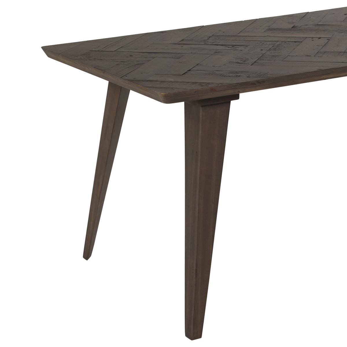 Elon Fixed Top Dining Table 160 x 76cm, Brown | Barker & Stonehouse – image 4