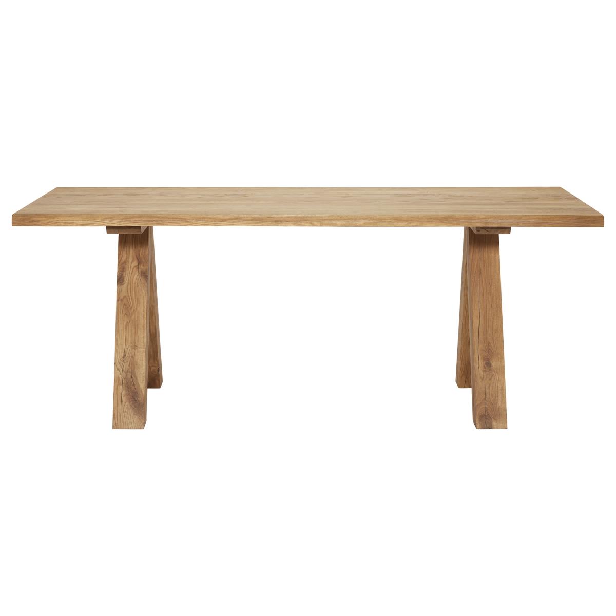 Tromso Dining Table With Butterfly Legs 220cm, Brown | W220cm | Barker & Stonehouse – image 2