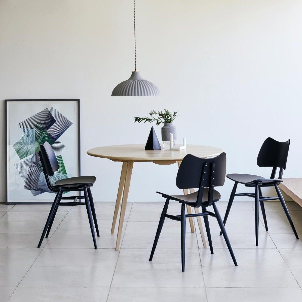 Ercol Originals Drop Leaf Dining Table, Dark Wood Oak (Dk) | Ercol – image 2