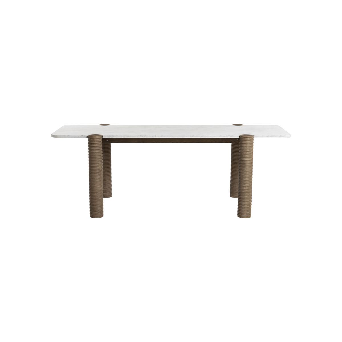 Arene Dining Table 220x103x76.4cm, Brown Marble | Barker & Stonehouse – image 2
