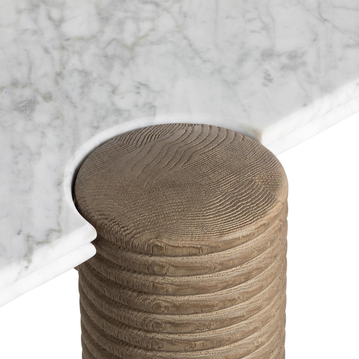 Arene Dining Table 220x103x76.4cm, Brown Marble | Barker & Stonehouse – image 4