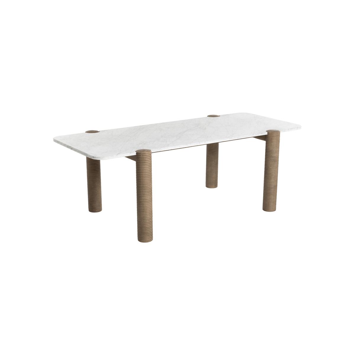 Arene Dining Table 220x103x76.4cm, Brown Marble | Barker & Stonehouse – image 7