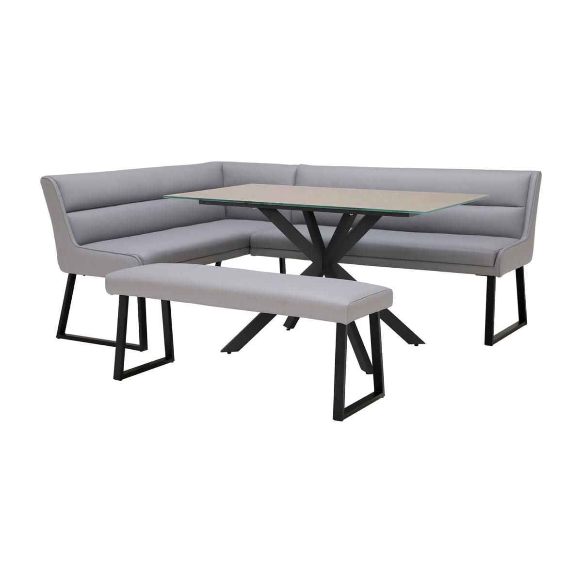 Ryker Right Hand Facing Corner Dining Set Table, 776 Stone | Barker & Stonehouse – image 1