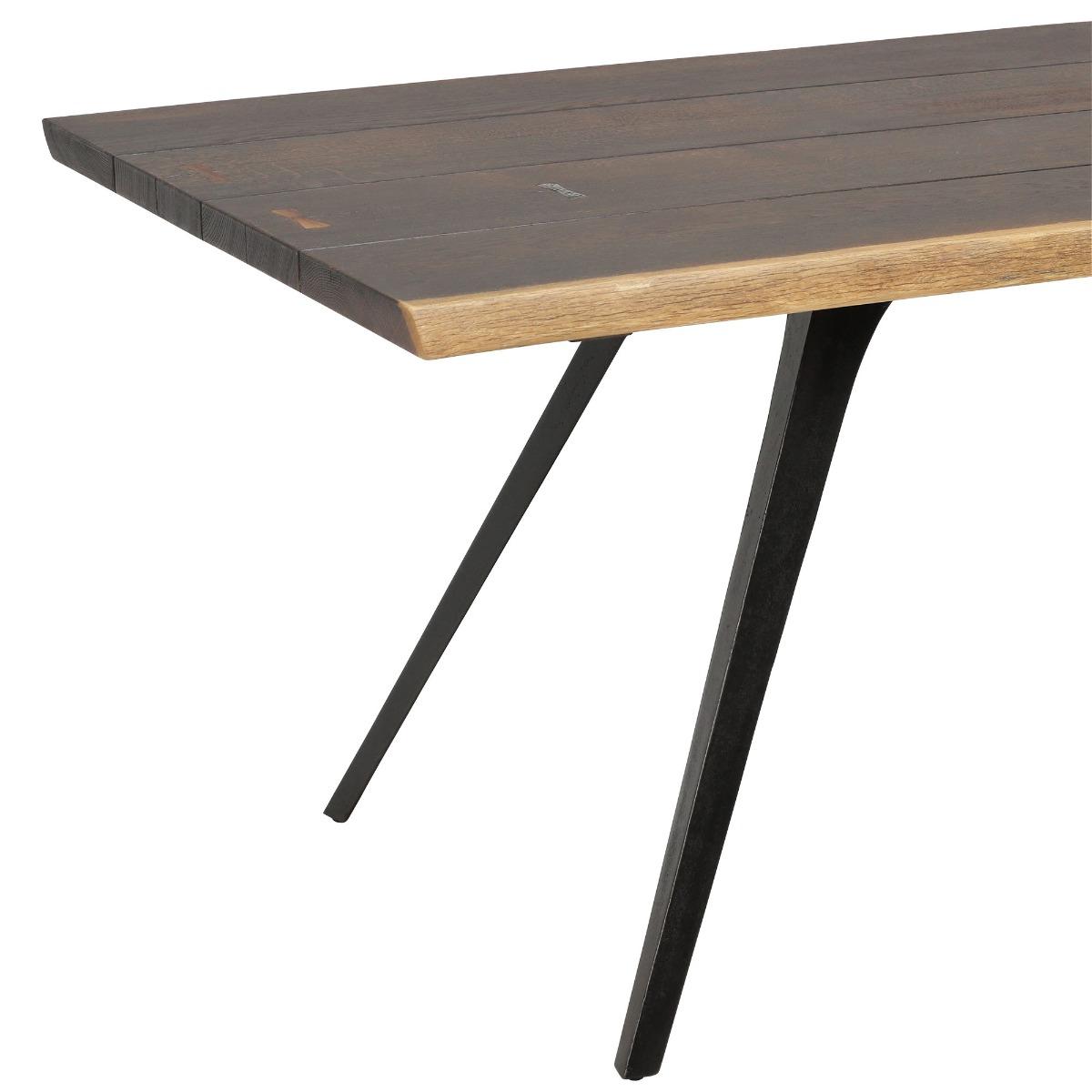 Vega Solid Oak Dining Table, 776 Oak Wood | Barker & Stonehouse – image 3